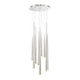 Modern Forms - Cascade LED 9 Light Etched Glass Round Chandelier - Lights Canada