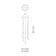 Modern Forms - Cascade LED 9 Light Etched Glass Round Chandelier - Lights Canada