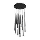 Modern Forms - Cascade LED 15 Light Etched Glass Round Chandelier - Lights Canada