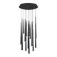 Modern Forms - Cascade LED 15 Light Etched Glass Round Chandelier - Lights Canada