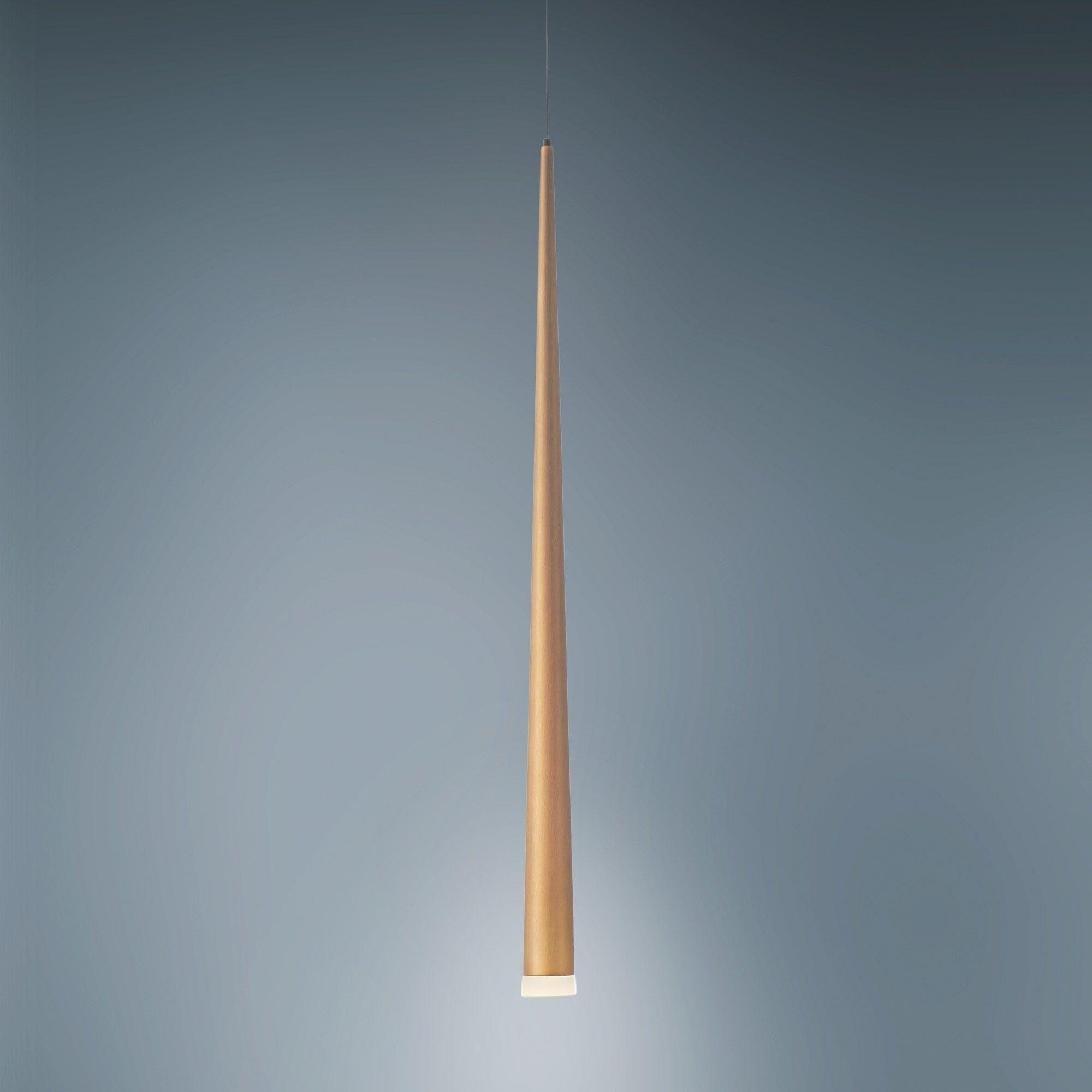 Modern Forms - Cascade 19" LED Single Light Etched Glass Pendant - Lights Canada