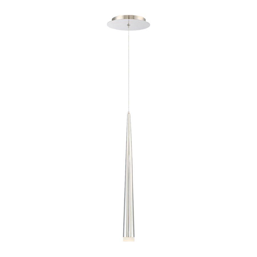 Modern Forms - Cascade 19" LED Single Light Etched Glass Pendant - Lights Canada