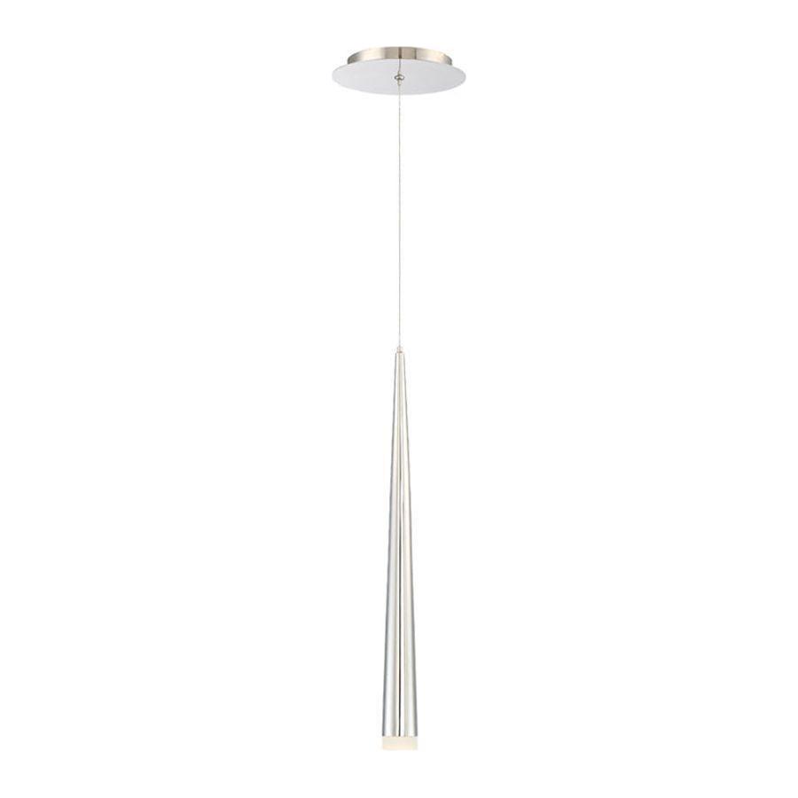 Modern Forms - Cascade 19" LED Single Light Etched Glass Pendant - Lights Canada