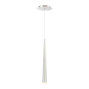 Modern Forms - Cascade 19" LED Single Light Etched Glass Pendant - Lights Canada