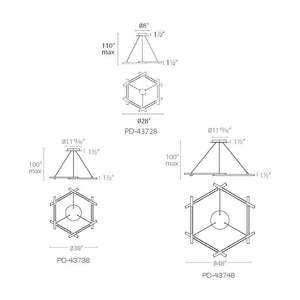 Modern Forms - Metric 28" LED Pendant - Lights Canada