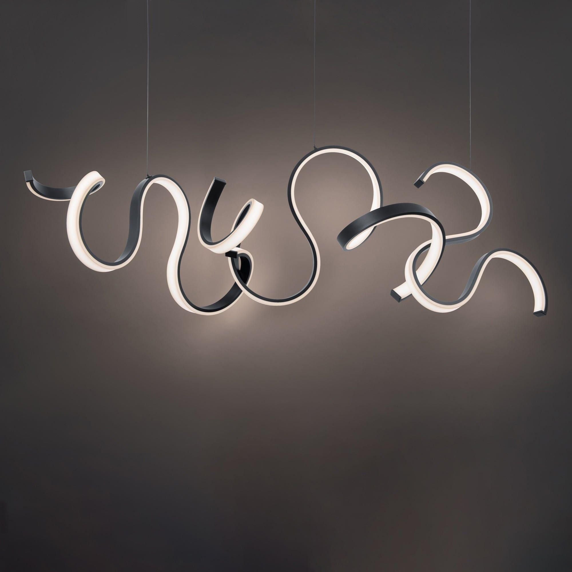 Modern Forms - Tempest 67" LED 3 Light Linear Pendant - Lights Canada