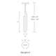 Modern Forms - Tandem 17" LED Mini Pendant - Lights Canada