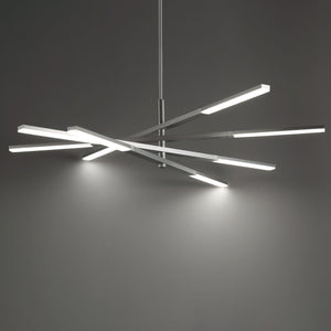 Modern Forms - Stacked LED Chandelier - Lights Canada