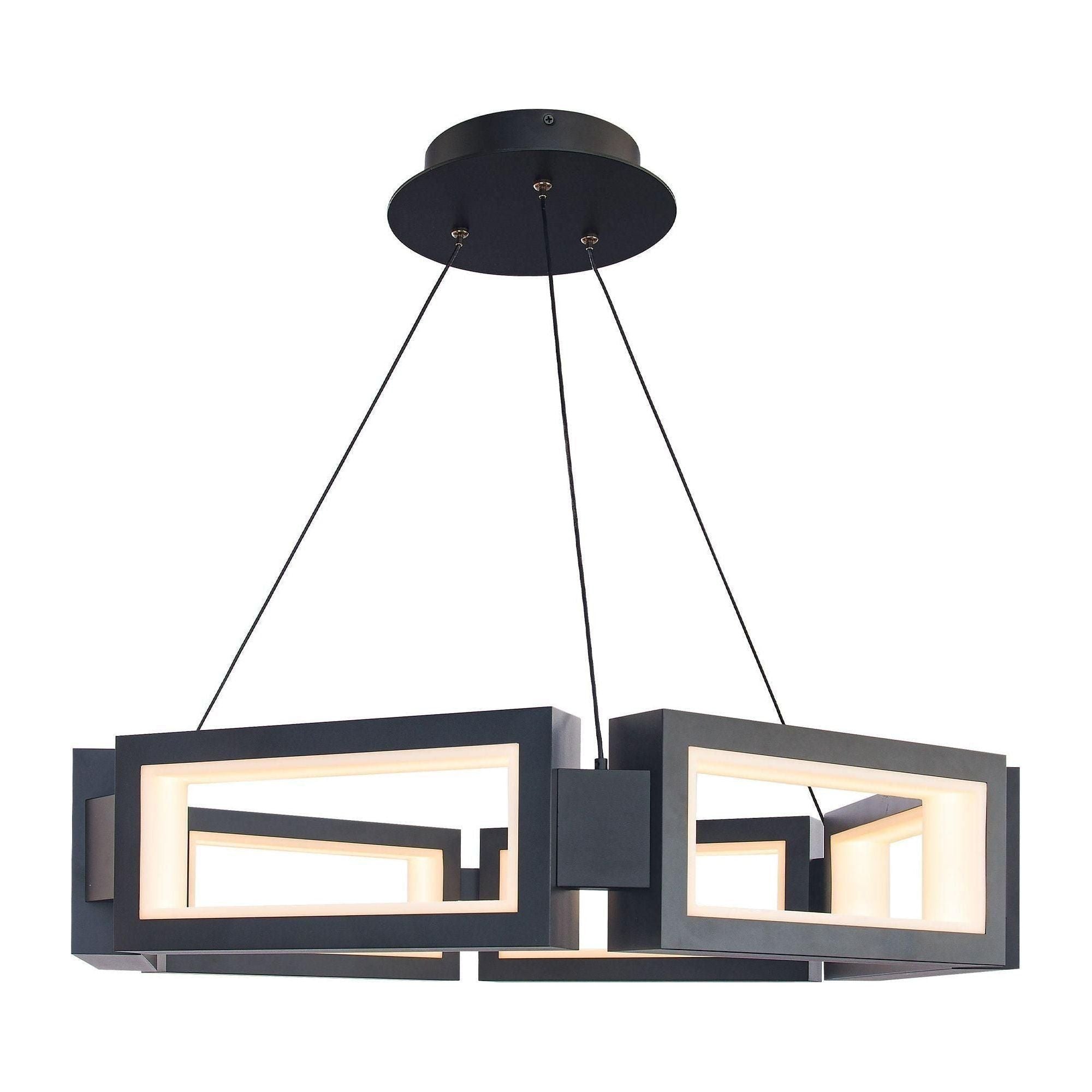 Modern Forms - Mies 27" LED Chandelier - Lights Canada