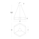 Modern Forms - Mies 27" LED Chandelier - Lights Canada