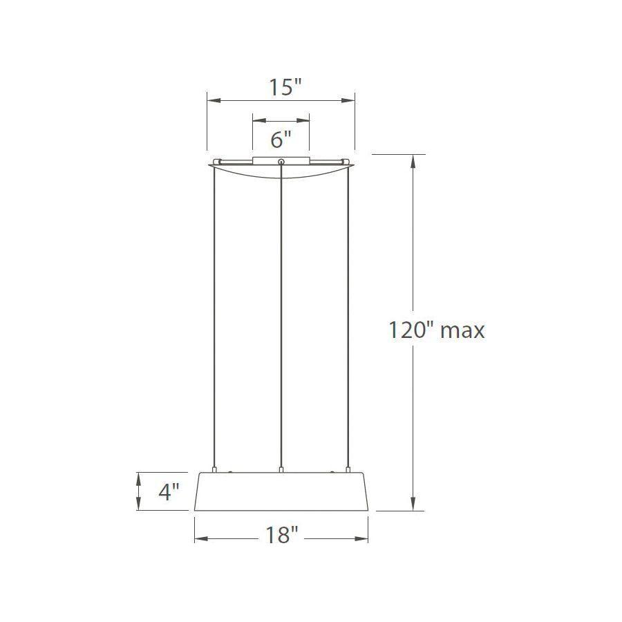 Modern Forms - Gilt 18" LED Chandelier - Lights Canada