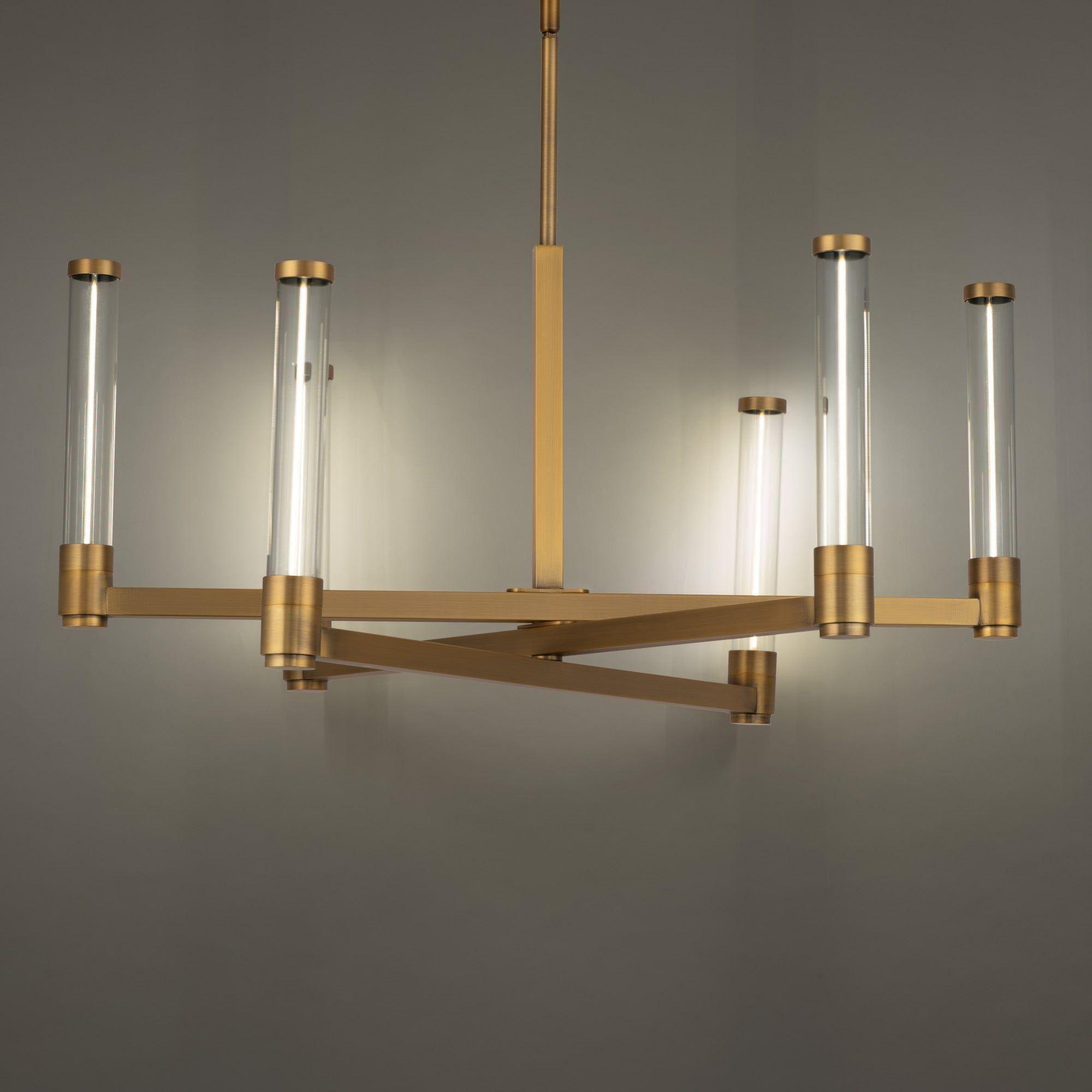 dweLED - Jedi 27" LED Chandelier - Lights Canada