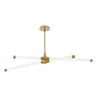 dweLED - Jedi 45" LED Linear Chandelier - Lights Canada