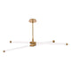 dweLED - Jedi 45" LED Linear Chandelier - Lights Canada