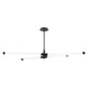 dweLED - Jedi 45" LED Linear Chandelier - Lights Canada