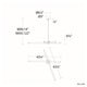 dweLED - Jedi 45" LED Linear Chandelier - Lights Canada