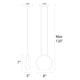 dweLED - Lolli 3" LED Pendant - Lights Canada