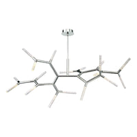 Kryptonite 55" Horizontal LED Chandelier