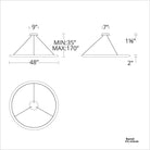 Modern Forms - The Ring 48" LED Round Pendant - Lights Canada