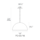 Modern Forms - Yolo 20" LED Pendant - Lights Canada