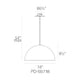 Modern Forms - Yolo 20" LED Pendant - Lights Canada