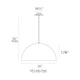 Modern Forms - Yolo 26" LED Pendant - Lights Canada