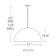 Modern Forms - Yolo 35" LED Pendant - Lights Canada