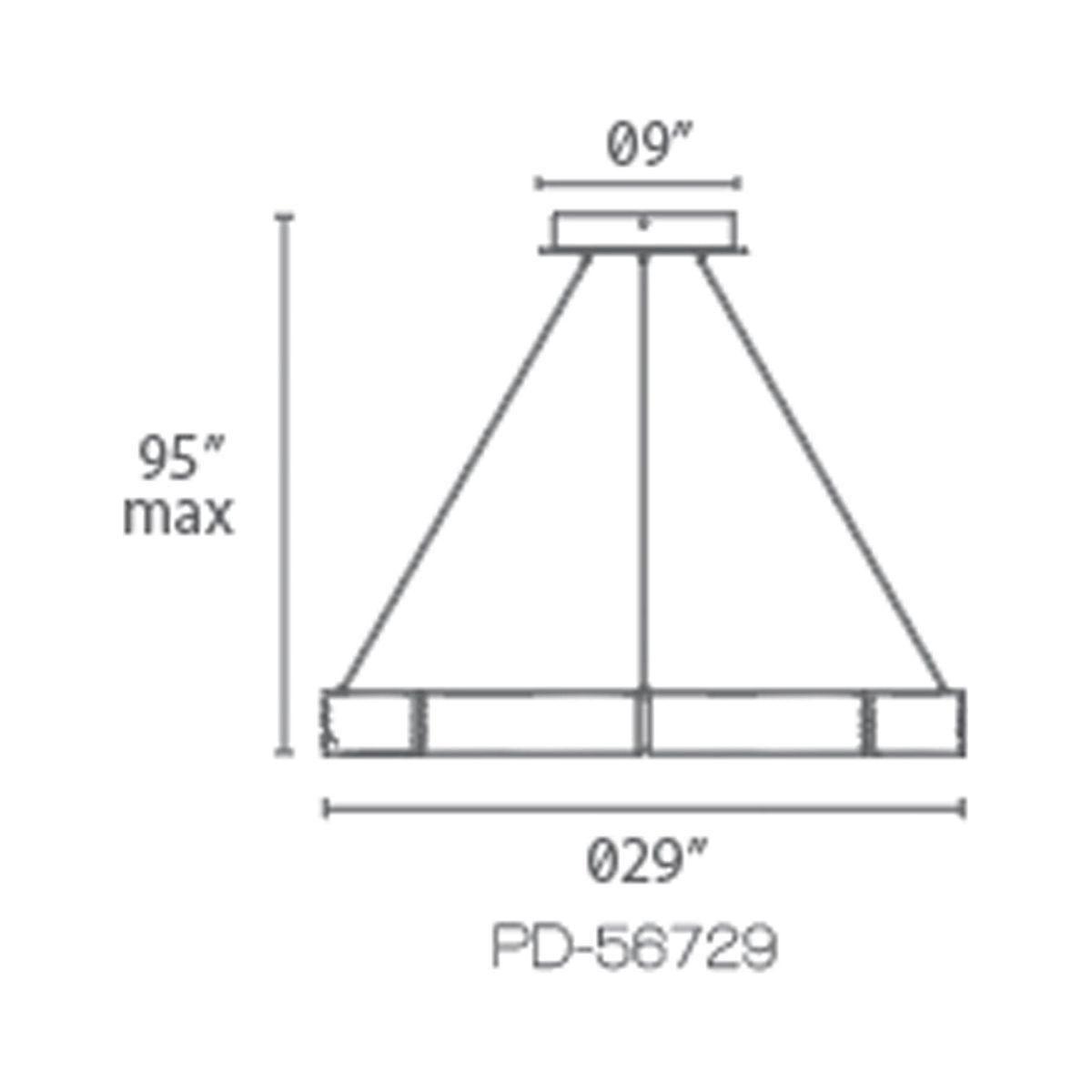 Modern Forms - Zelda 29" LED Chandelier - Lights Canada