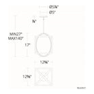 dweLED - Geometrix 12.6" LED Pendant - Lights Canada