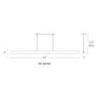 Modern Forms - Drift 84" LED Linear Pendant - Lights Canada