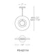 Modern Forms - Cymbal 14" LED Mini Pendant - Lights Canada