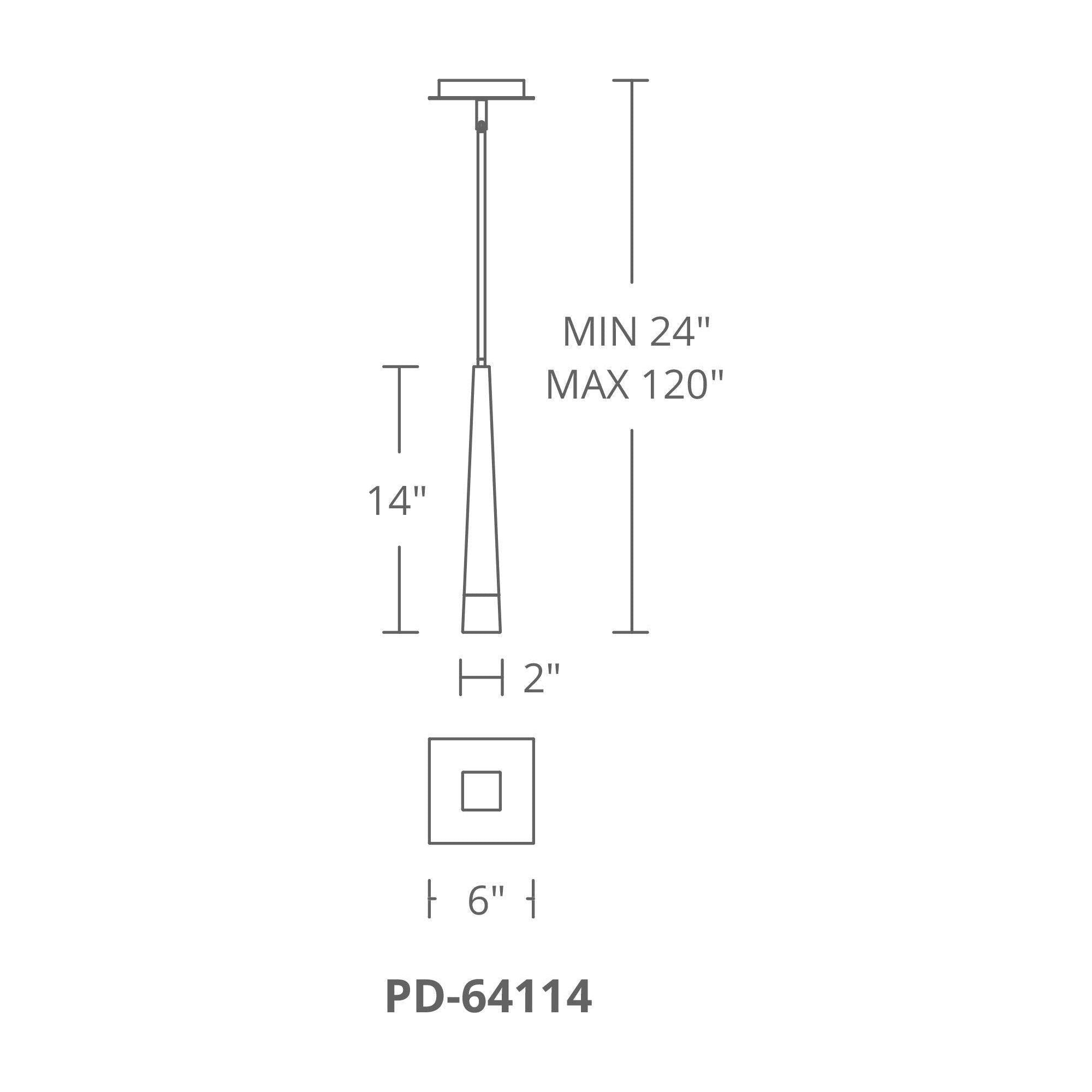 Modern Forms - Harper 14" LED Mini Pendant - Lights Canada