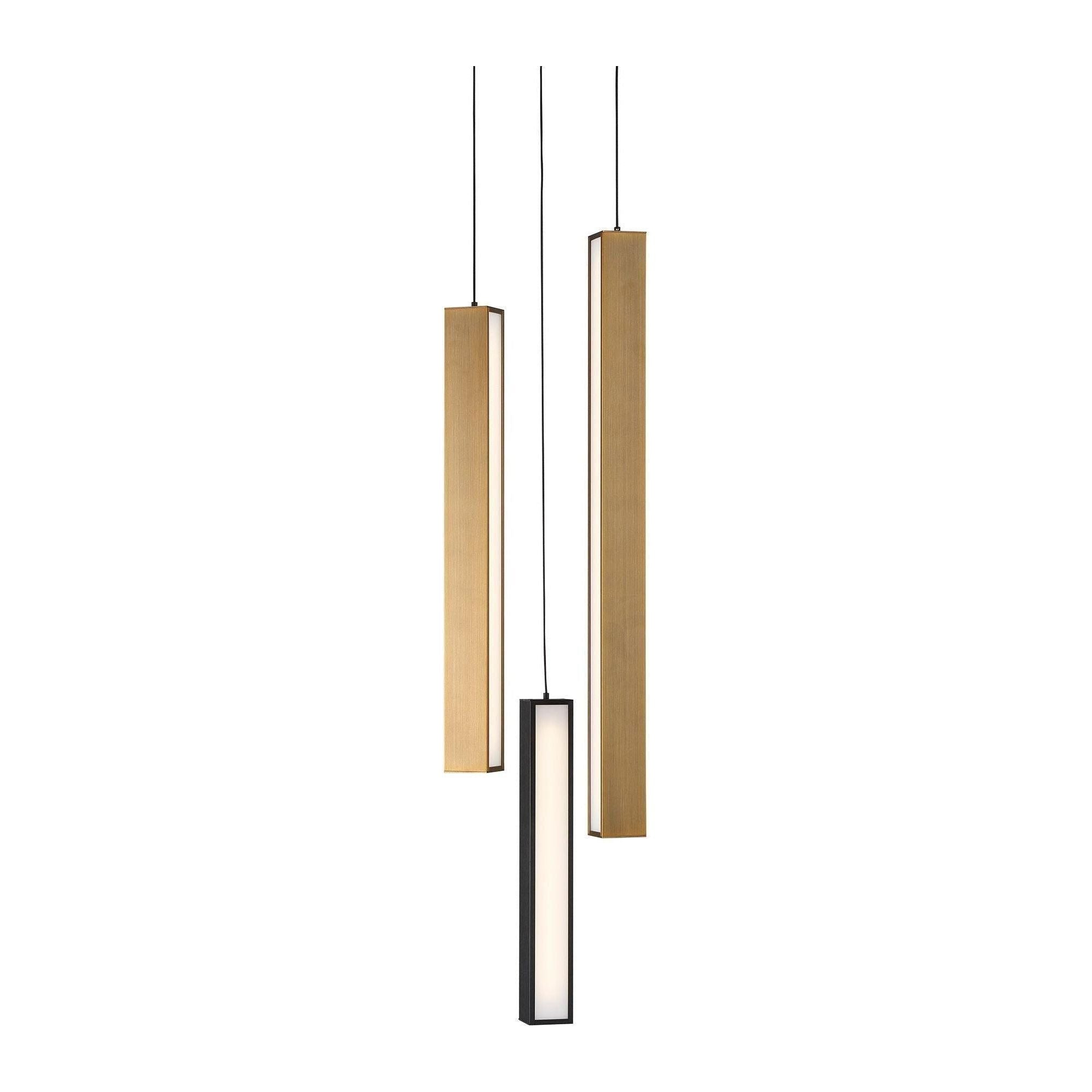 Modern Forms - Chaos LED 3 Light Round Pendant - Lights Canada