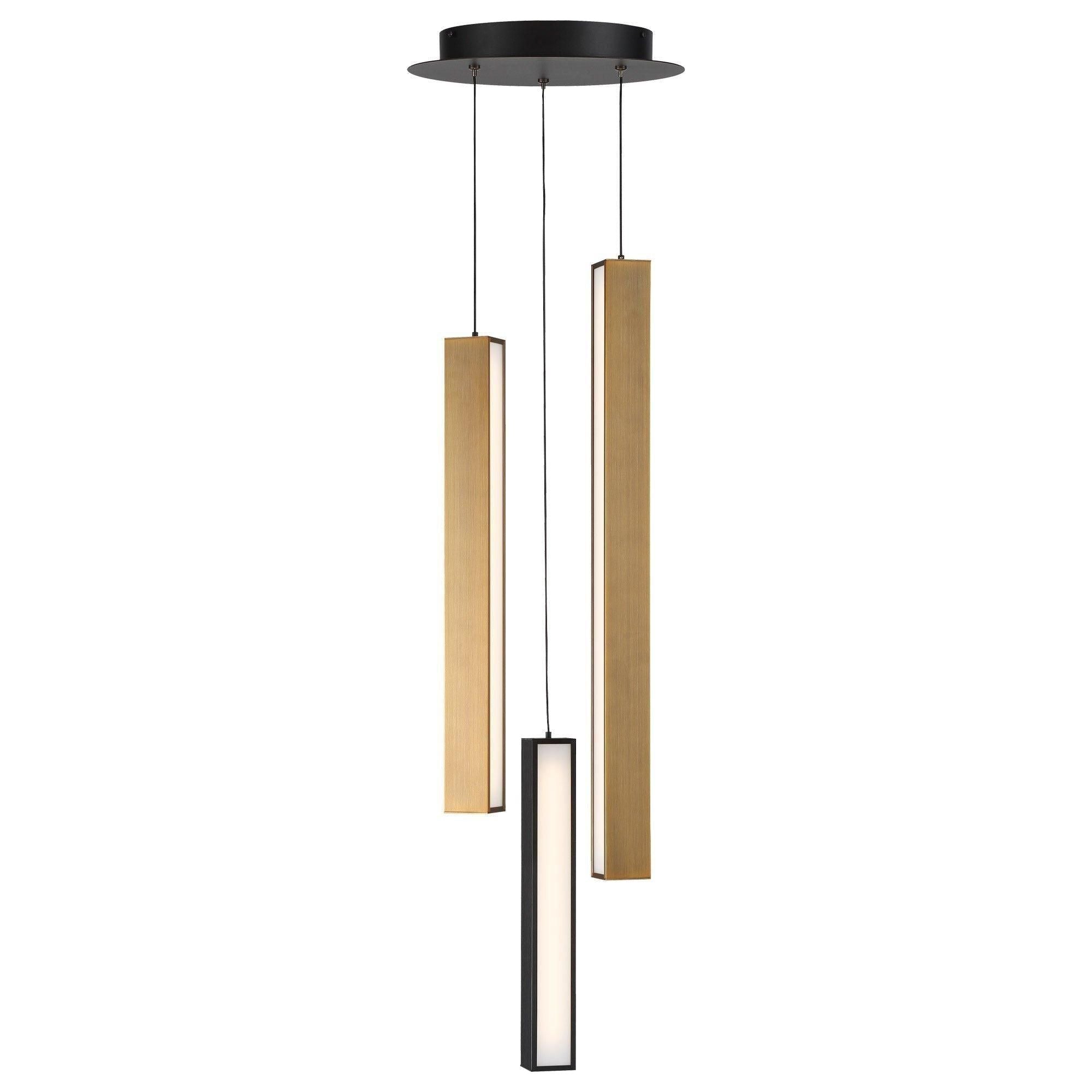Modern Forms - Chaos LED 3 Light Round Pendant - Lights Canada