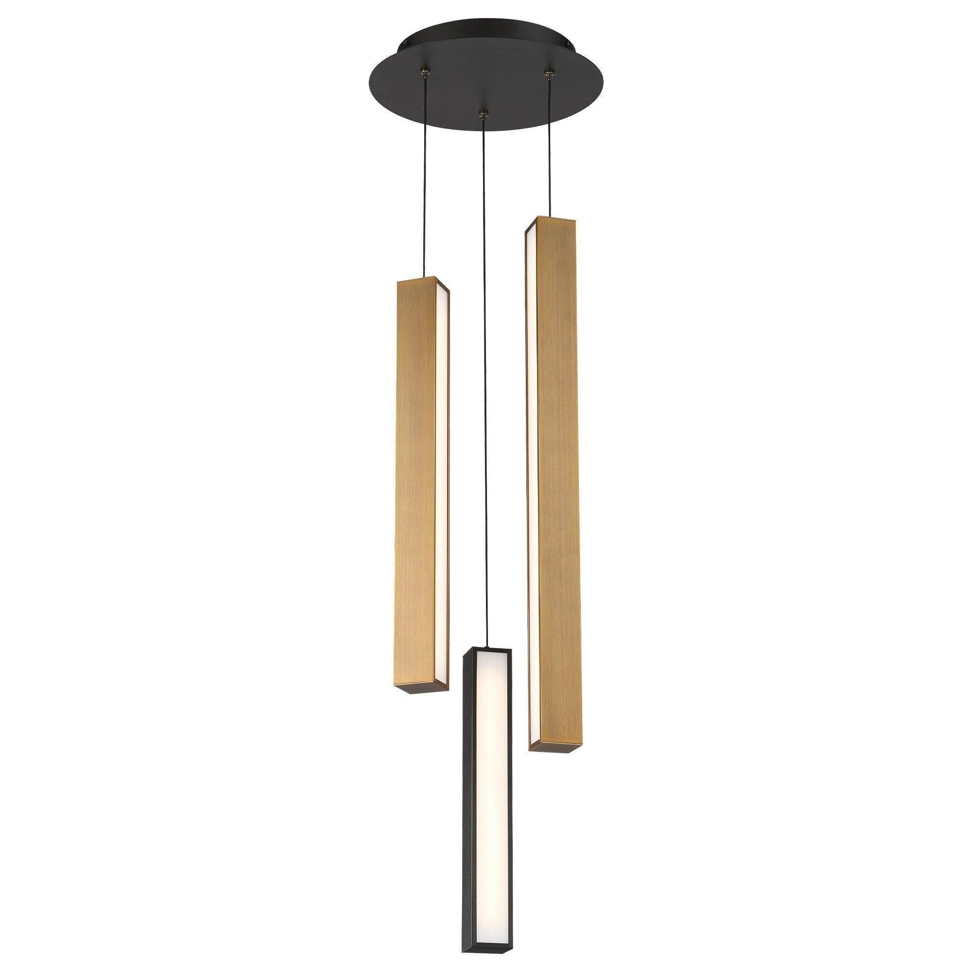Modern Forms - Chaos LED 3 Light Round Pendant - Lights Canada