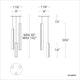 Modern Forms - Chaos LED 3 Light Round Pendant - Lights Canada