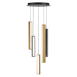 Modern Forms - Chaos LED 5 Light Round Pendant - Lights Canada