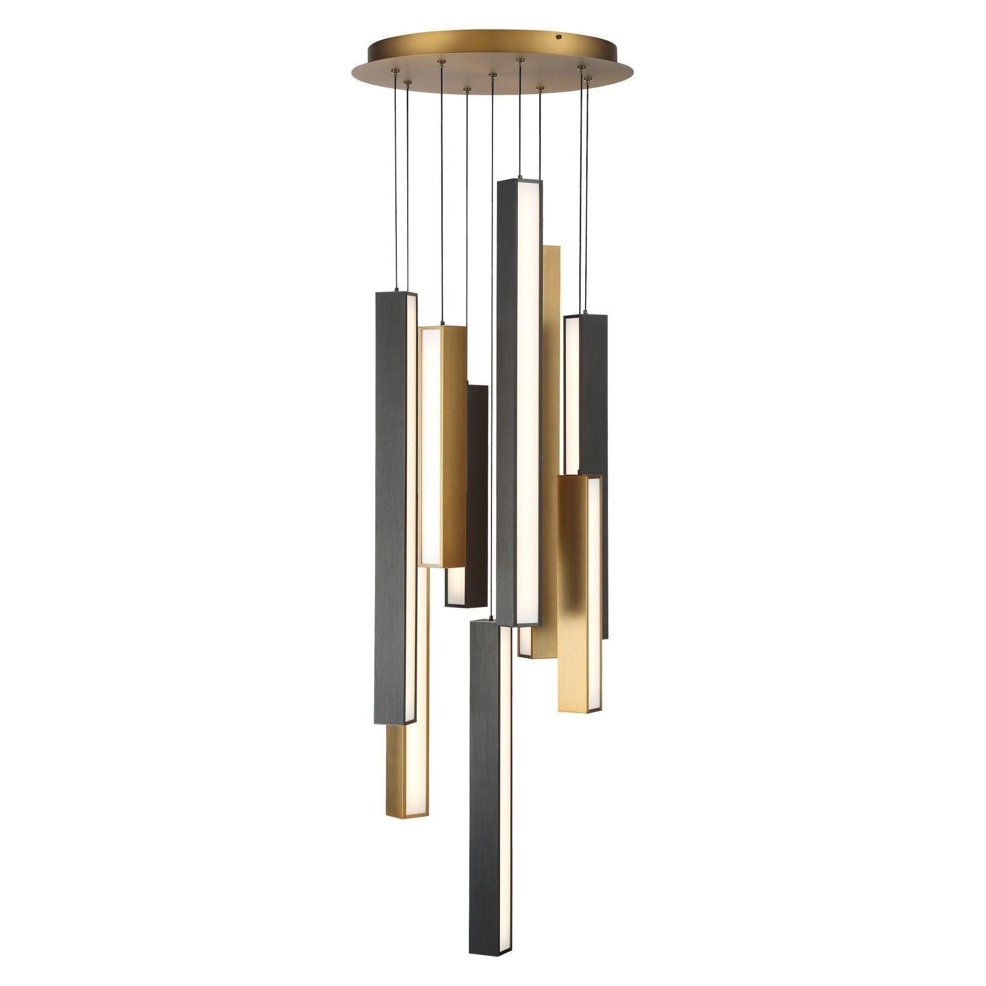 Modern Forms - Chaos LED 9 Light Round Pendant - Lights Canada
