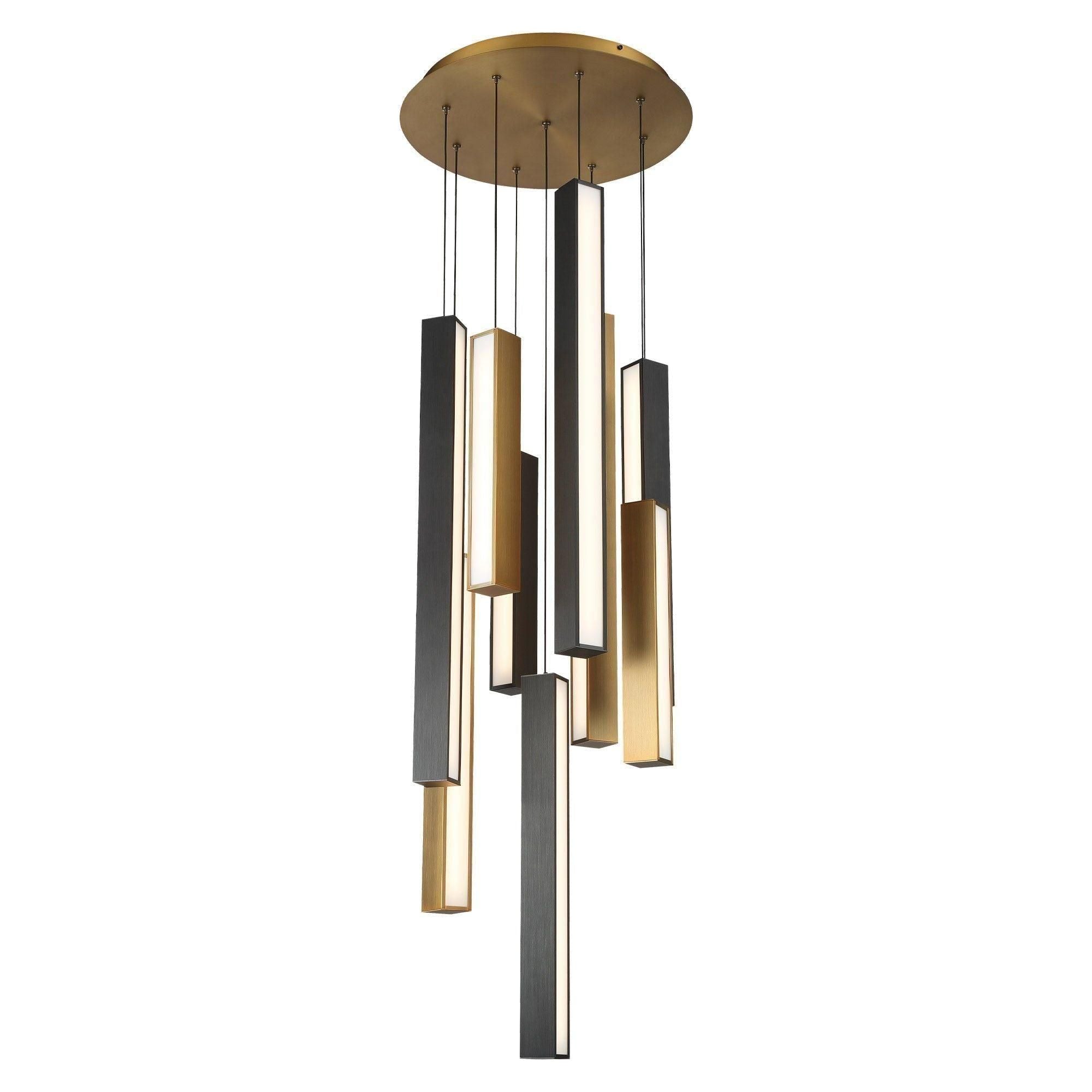 Modern Forms - Chaos LED 9 Light Round Pendant - Lights Canada
