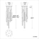 Modern Forms - Chaos LED 9 Light Round Pendant - Lights Canada