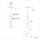 Modern Forms - Chaos 14" LED Single Light Pendant - Lights Canada