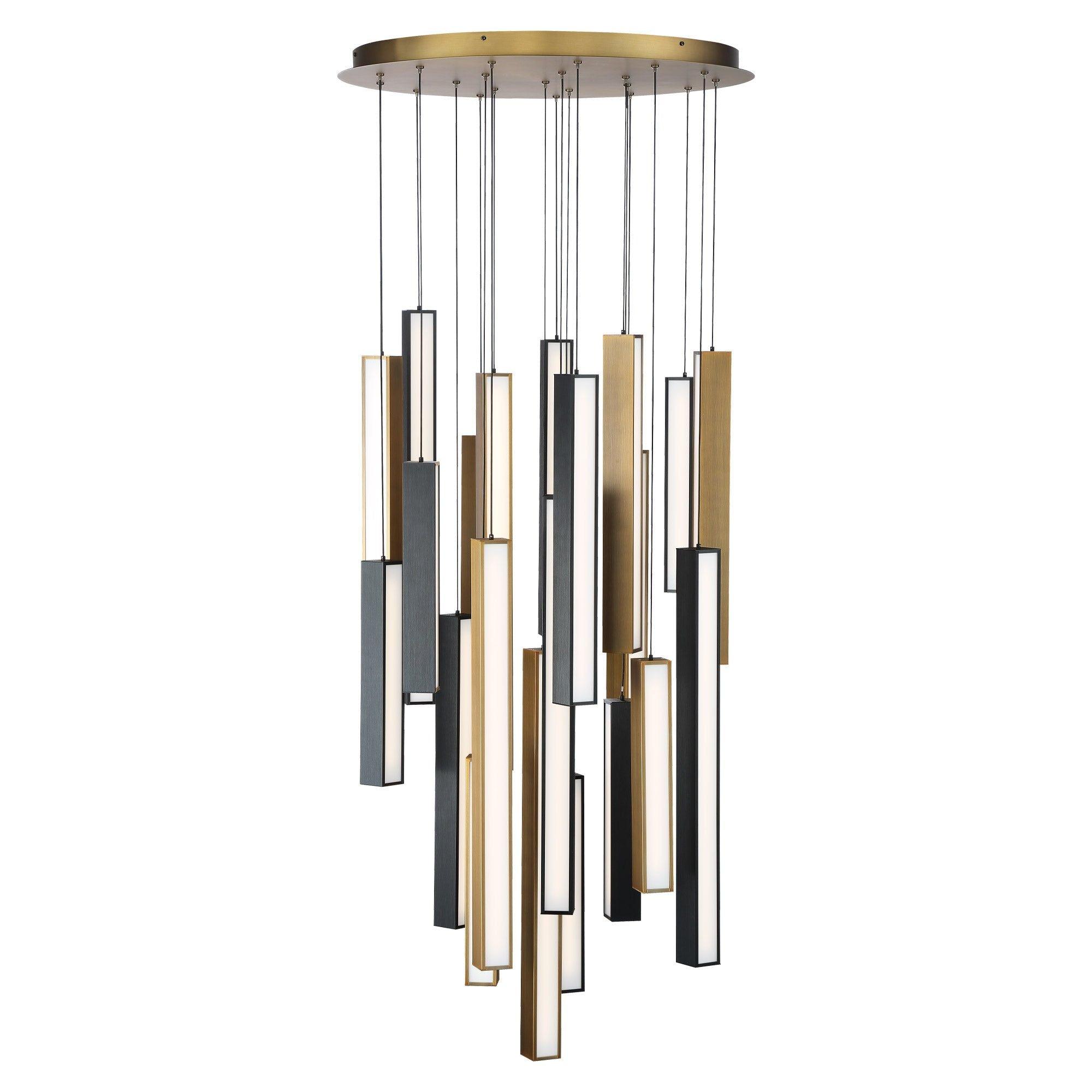 Modern Forms - Chaos LED 21 Light Round Pendant - Lights Canada