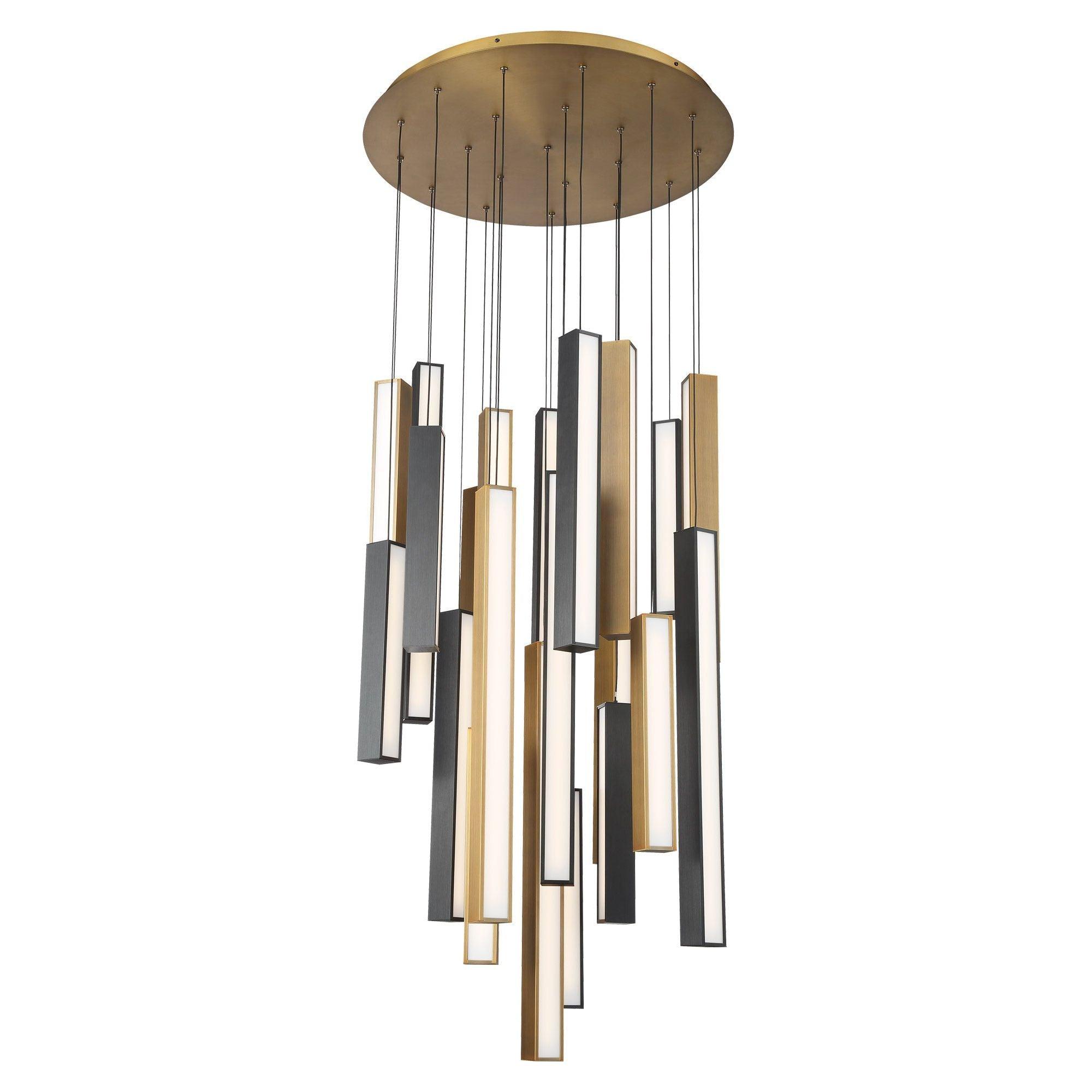 Modern Forms - Chaos LED 21 Light Round Pendant - Lights Canada