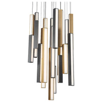 Chaos LED 21 Light Round Pendant