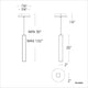 Modern Forms - Chaos 26" LED Single Light Pendant - Lights Canada
