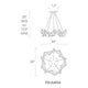 Modern Forms - Chaos 24" LED Round Chandelier - Lights Canada