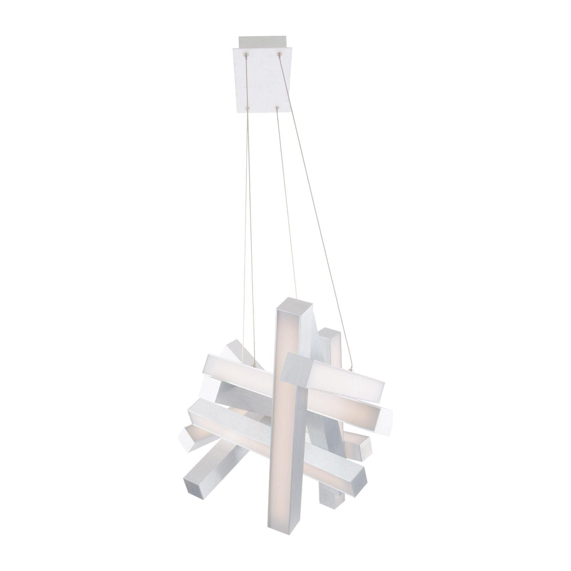 Modern Forms - Chaos 48" LED Linear Chandelier - Lights Canada