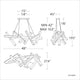 Modern Forms - Chaos 48" LED Linear Chandelier - Lights Canada