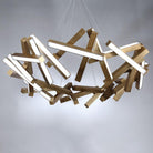 Modern Forms - Chaos 60" LED Round Chandelier - Lights Canada