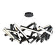 Modern Forms - Chaos 60" LED Round Chandelier - Lights Canada